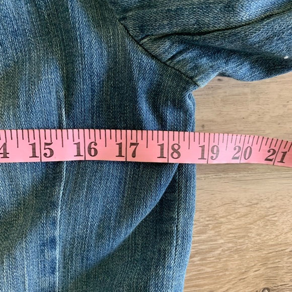 Coldwater Creek size medium denim jacket with sequin details EUC 🌼 - Picture 4 of 7